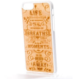 Meaning of Life Natural Wood Phone Case