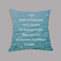 Inspirational Throw Pillow Cover